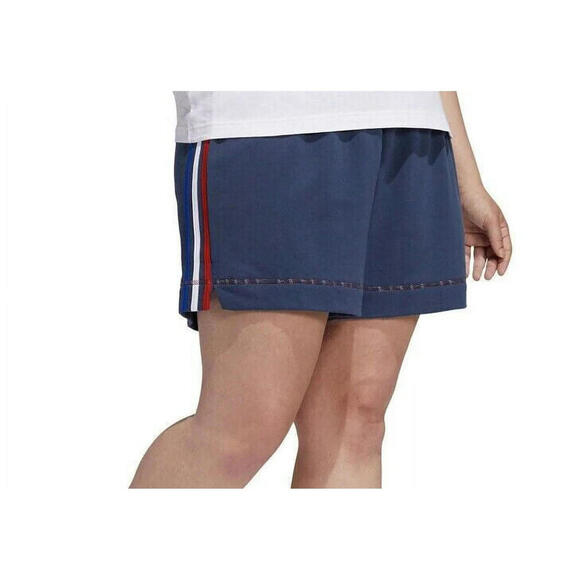 New Women's Adidas Essentials Plus Badge of Sport Shorts, Size: 2X - Picture 2 of 4